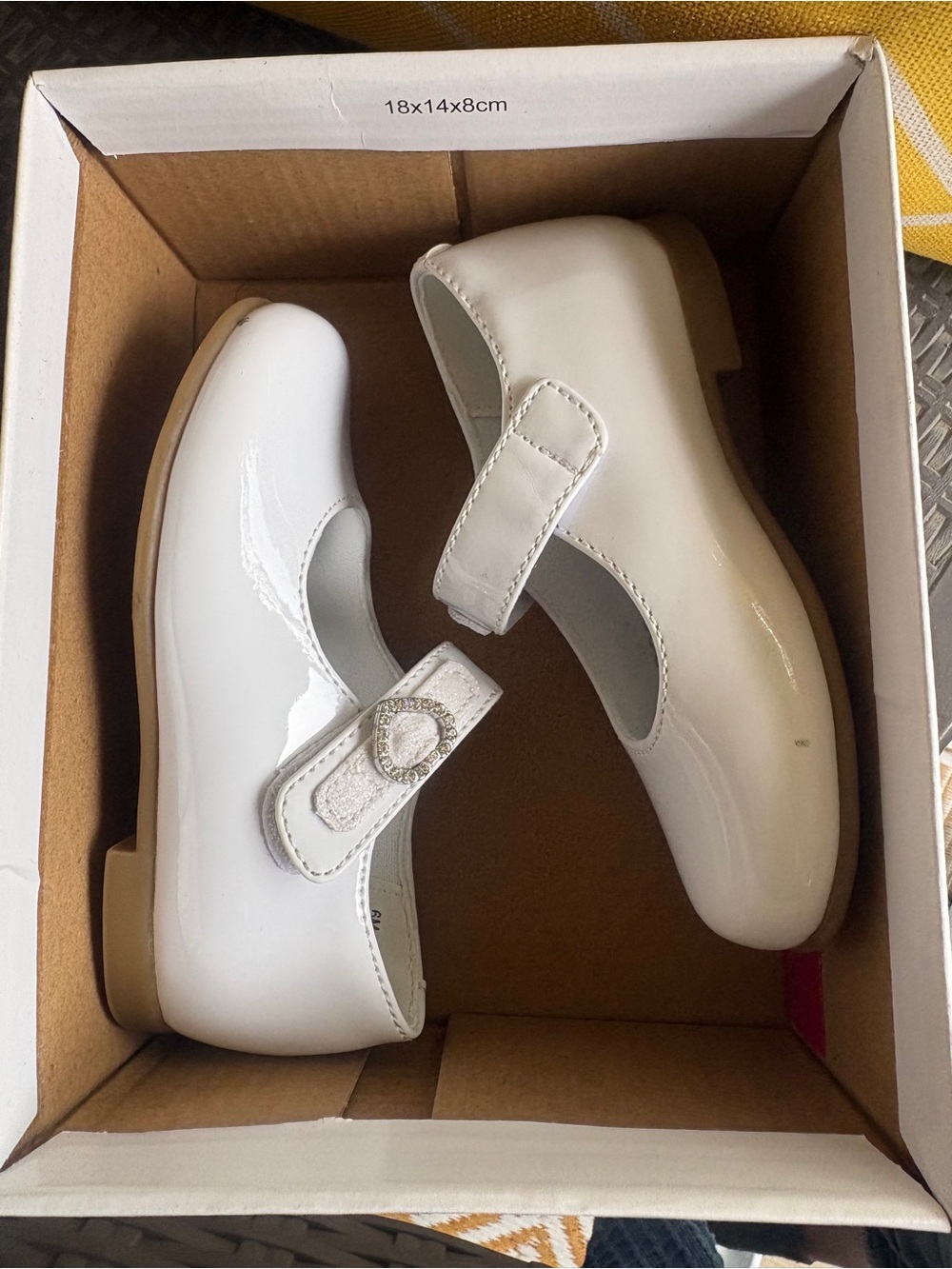 White Patent Mary Jane Dress Shoes for Kids